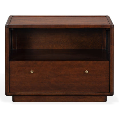 Safavieh - Bellabrianna 1 Drawer Wood Nightstand / Dark Cherry - SFV2238A view 1