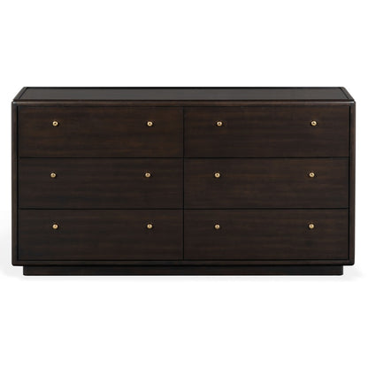 Safavieh - Bellabrianna 6 Drawer Wood Dresser / Black - SFV2239B view 1
