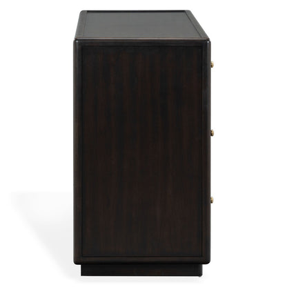 Safavieh - Bellabrianna 6 Drawer Wood Dresser / Black - SFV2239B view 3