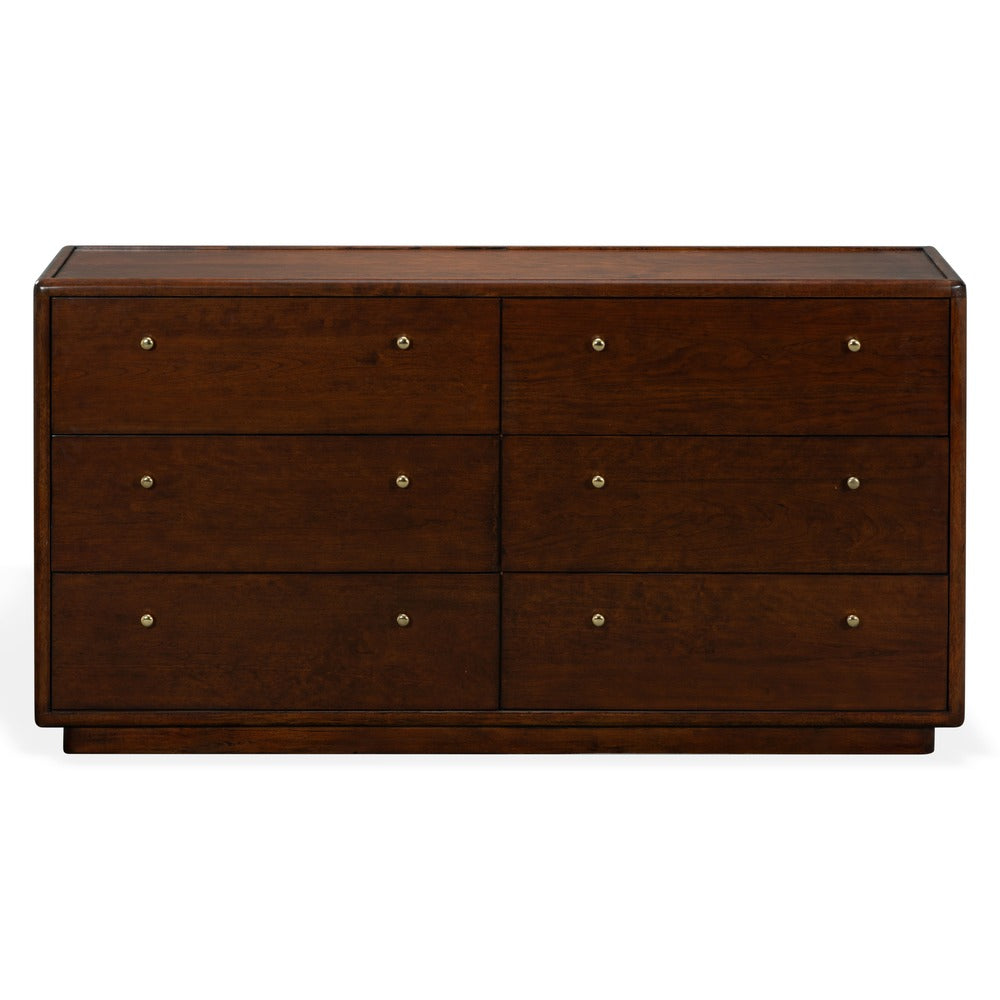 Safavieh - Bellabrianna 6 Drawer Wood Dresser / Dark Cherry - SFV2239A view 1