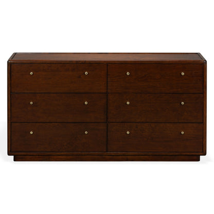 Safavieh - Bellabrianna 6 Drawer Wood Dresser / Dark Cherry - SFV2239A view 1