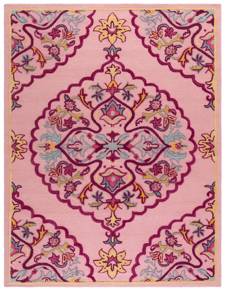 Safavieh - Bellagio 605A Pink Multi - 1.1" X 1.1" - BLG605A-1313 view 1