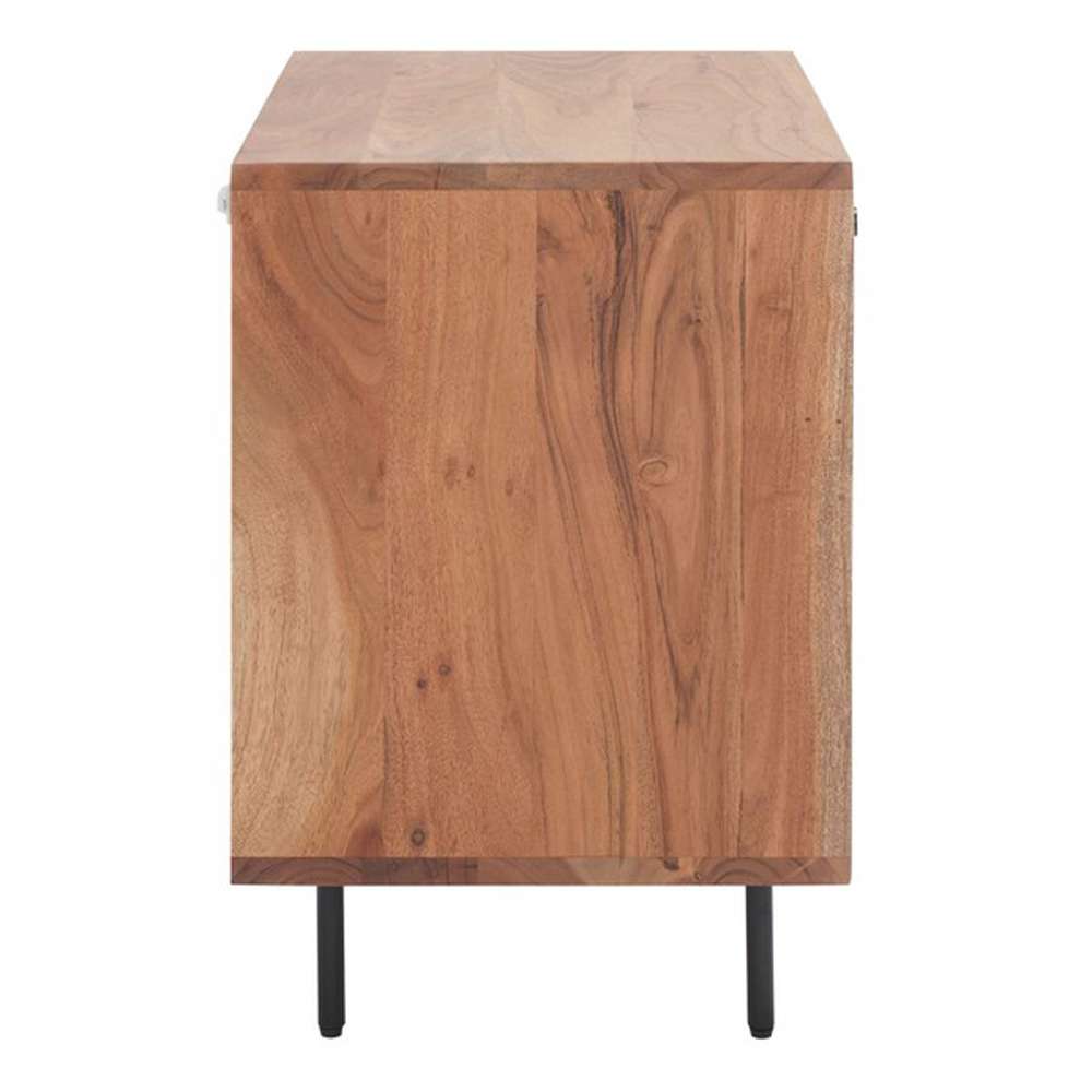 Safavieh - Benford 1 Drawer Nightstand - Natural - Gold - NST9010A veiw 5