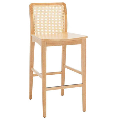 Safavieh - Benicio Rattan Bar Stool - Natural  (Set of 2) - BST1507D-SET2 veiw 3
