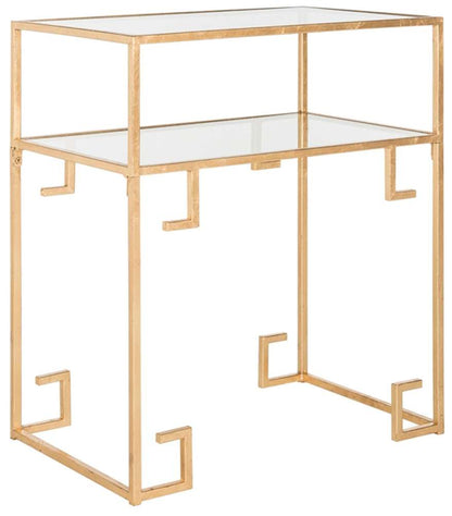 Safavieh - Berdine Accent Table - Gold - Mirror - FOX2560A veiw 3