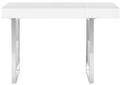 Safavieh - Berkley Desk - White - Chrome - FOX2200A veiw 1
