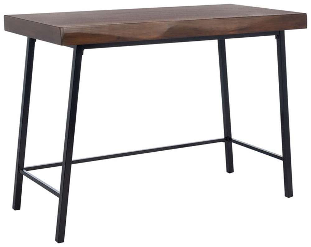 Safavieh - Bernhart Desk - Walnut - Black - DSK5004A veiw 3