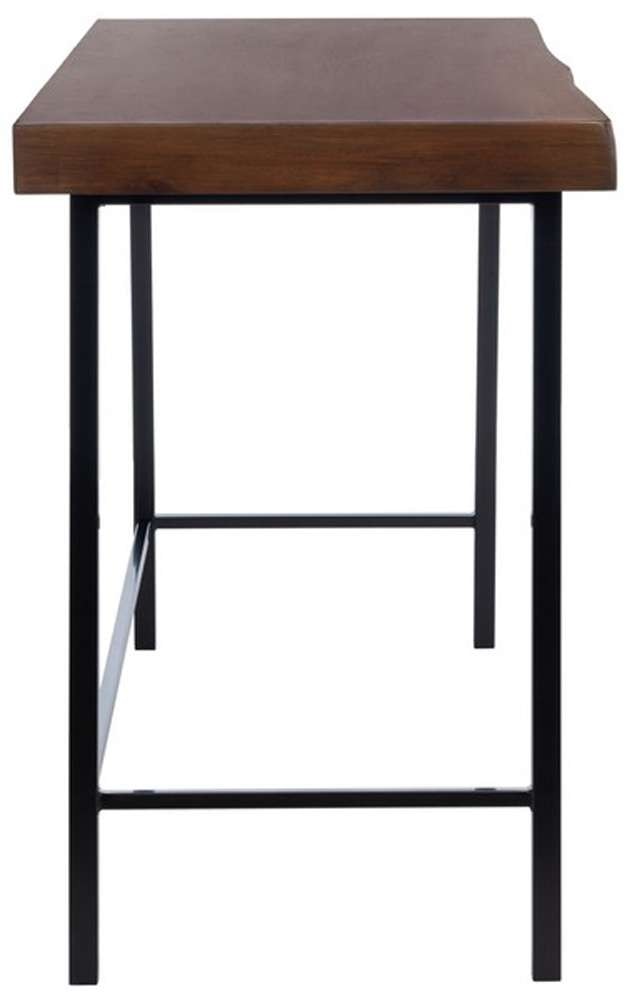 Safavieh - Bernhart Desk - Walnut - Black - DSK5004A veiw 4