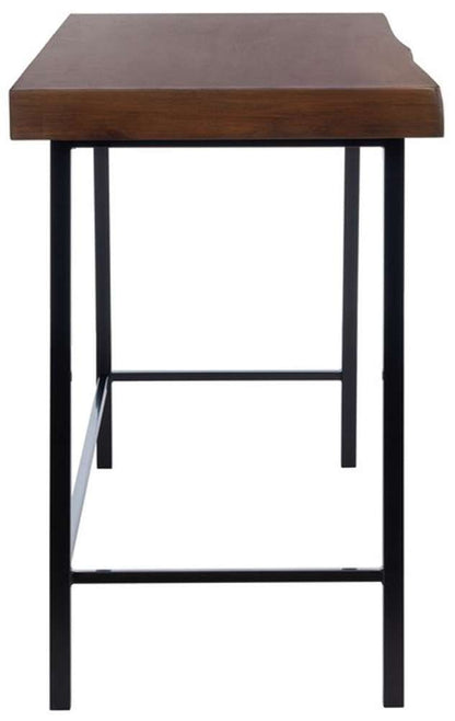 Safavieh - Bernhart Desk - Walnut - Black - DSK5004A veiw 4