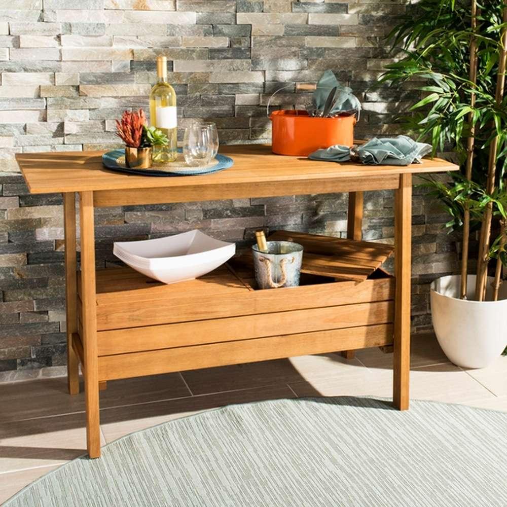 Safavieh - Bertie Tea Trolley - Natural - PAT7035A veiw 2