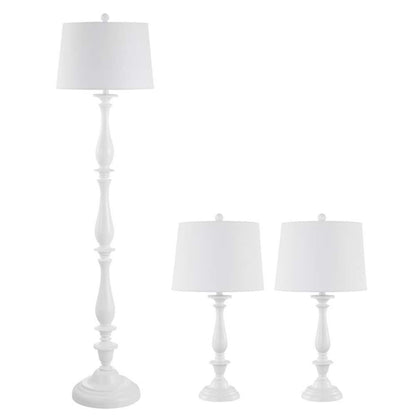 Safavieh - Bessie Floor And Table Lamp - White - FLT4002A-SET3 veiw 3