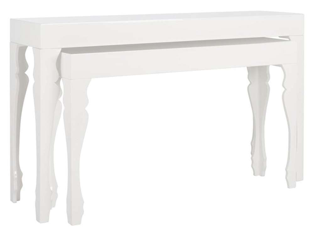 Safavieh - Beth Stacking Consoles - White - FOX4221A veiw 3