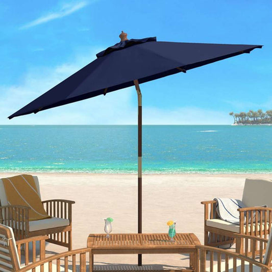 Safavieh - Bethany 9Ft Wooden Umbrella - Navy - PAT8009C veiw 1
