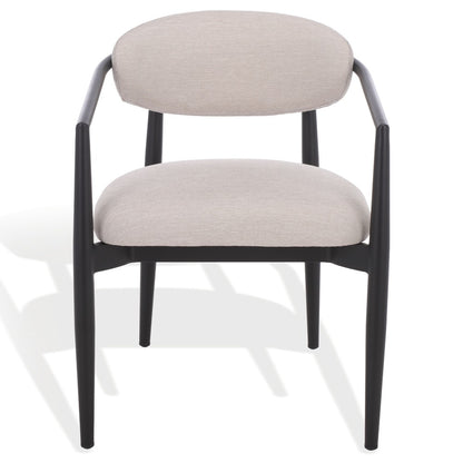 Safavieh - Bethlyn Metal Patio Dining Chair / Black / Beige - CPT4022A view 1