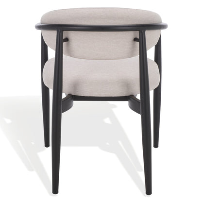 Safavieh - Bethlyn Metal Patio Dining Chair / Black / Beige - CPT4022A view 3
