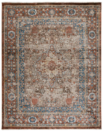 Safavieh - Bijar 652D Brown Rust - 6" X 8" - BIJ652D-68 view 1