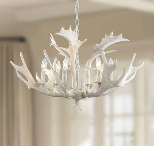 Safavieh - Birch 6Lt 30in Chandelier - White - CHA4003A veiw 1