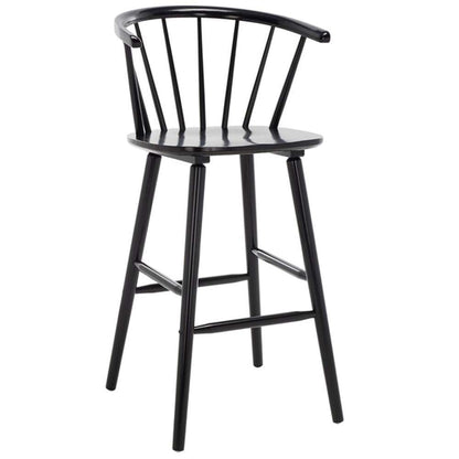 Safavieh - Blanchard Bar Stool - Black  (Set of 2) - BST8507A-SET2 veiw 3