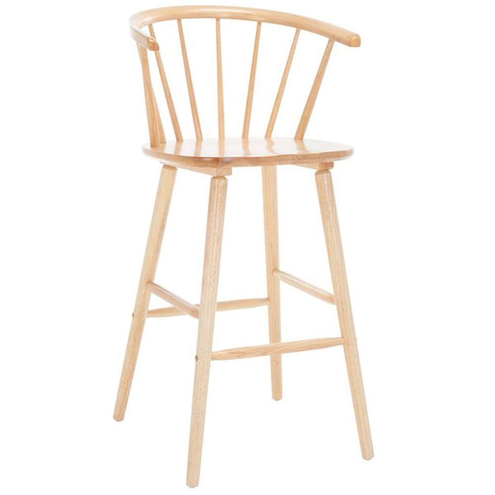 Safavieh - Blanchard Bar Stool - Natural  (Set of 2) - BST8507D-SET2 veiw 3