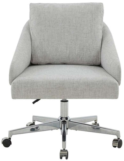 Safavieh - Couture - Blayke Adjustable Desk Chair - Light Grey - Silver - SFV5057A veiw 1