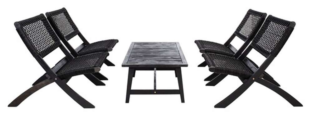 Safavieh - Blaze Living Set - Black - Black - PAT7080C veiw 1