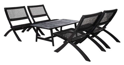 Safavieh - Blaze Living Set - Black - Black - PAT7080C veiw 4