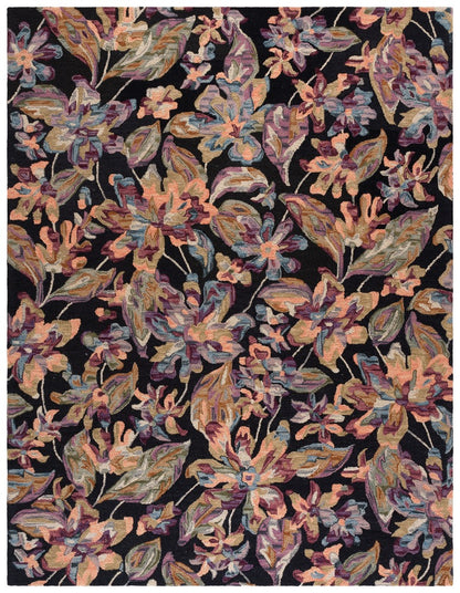 Safavieh - Blossom 461Z Black Plum - 9" X 12" - BLM461Z-9 view 1