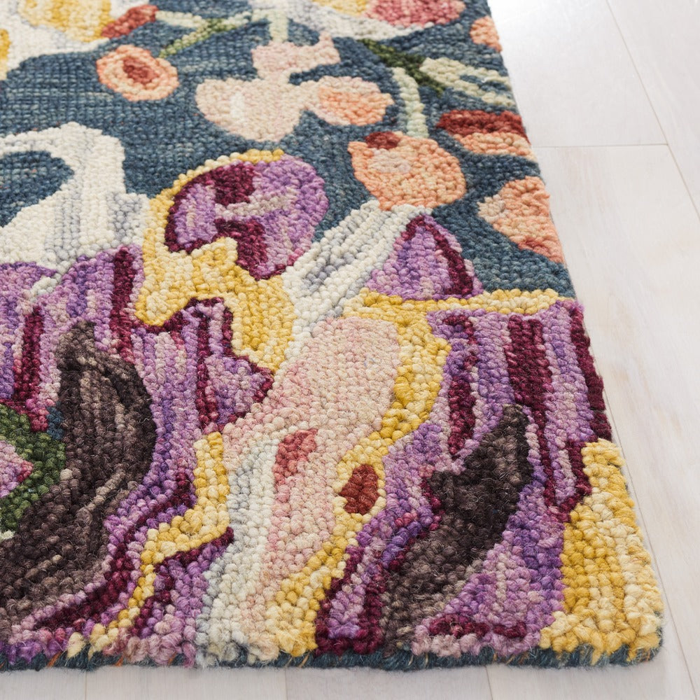 Safavieh - Blossom 463M Blue Purple - 9" X 12" - BLM463M-9 view 3