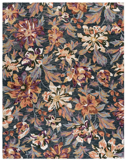 Safavieh - Blossom 467A Ivory Plum - 10" X 14" - BLM467A-10 view 1