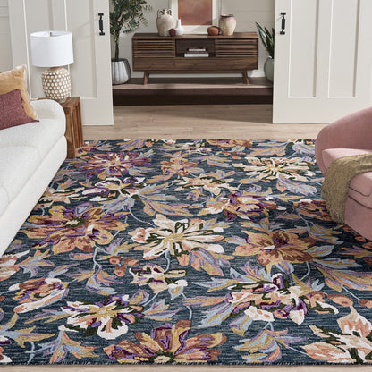Safavieh - Blossom 467A Ivory Plum - 10" X 14" - BLM467A-10 view 2