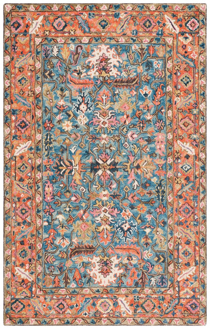 Safavieh - Blossom 474M Blue Rust - 6" X 9" - BLM474M-6 view 1