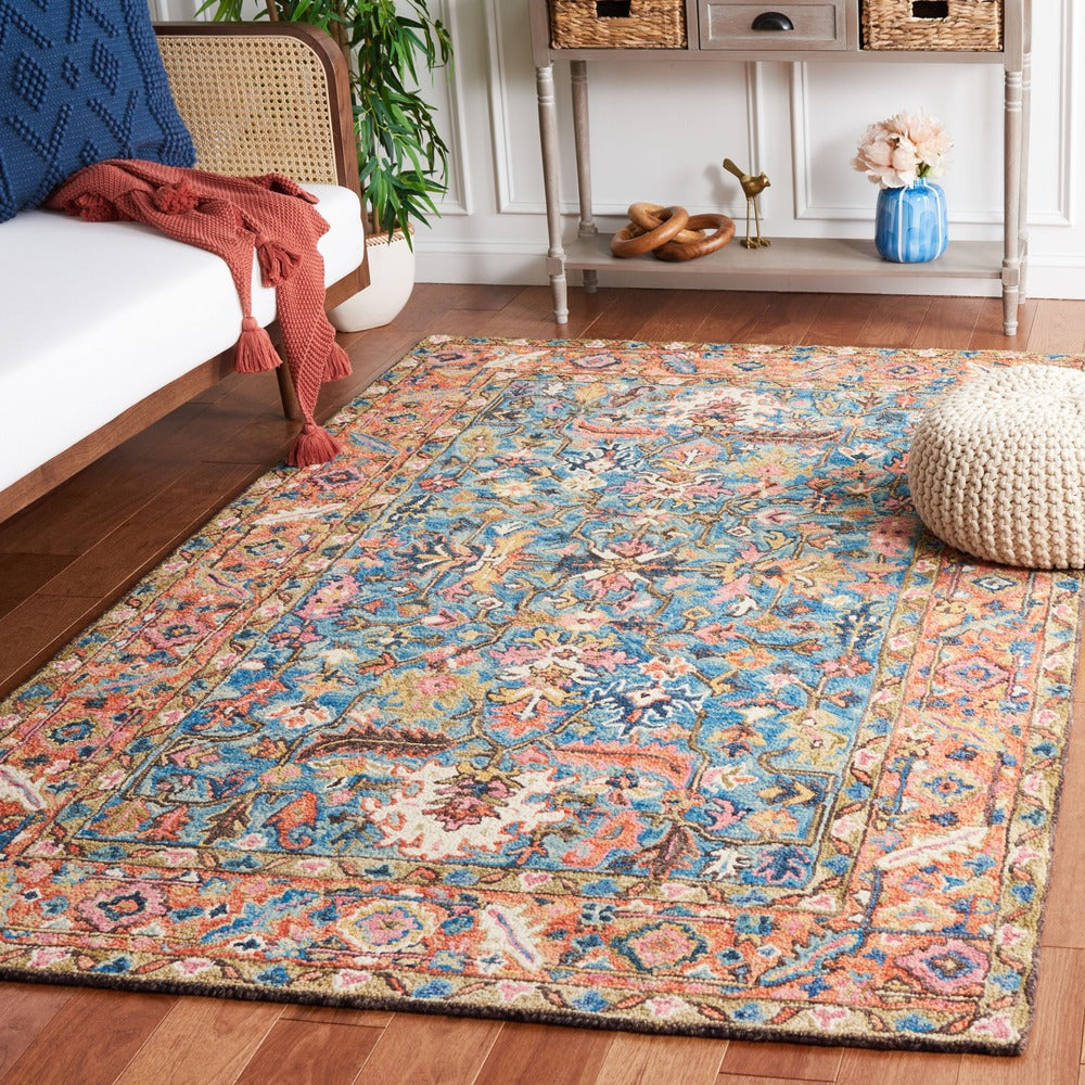 Safavieh - Blossom 474M Blue Rust - 6" X 9" - BLM474M-6 view 2