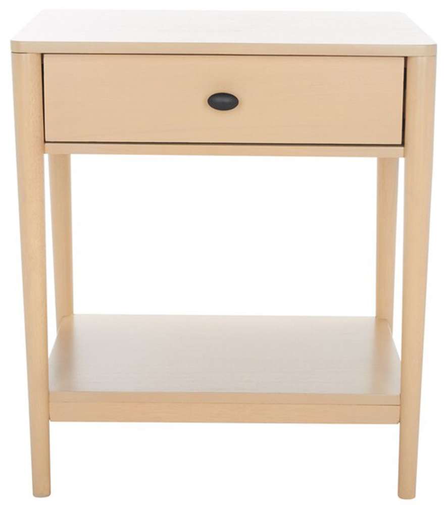 Safavieh - Boden 1 Drawer Nightstand - White Washed - NST9202A veiw 1