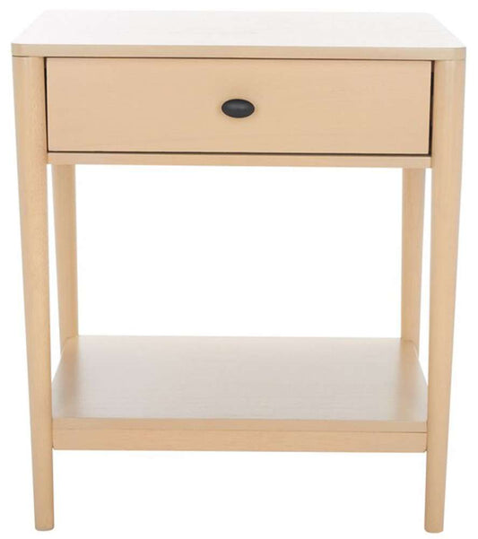 Safavieh - Boden 1 Drawer Nightstand - White Washed - NST9202A veiw 1