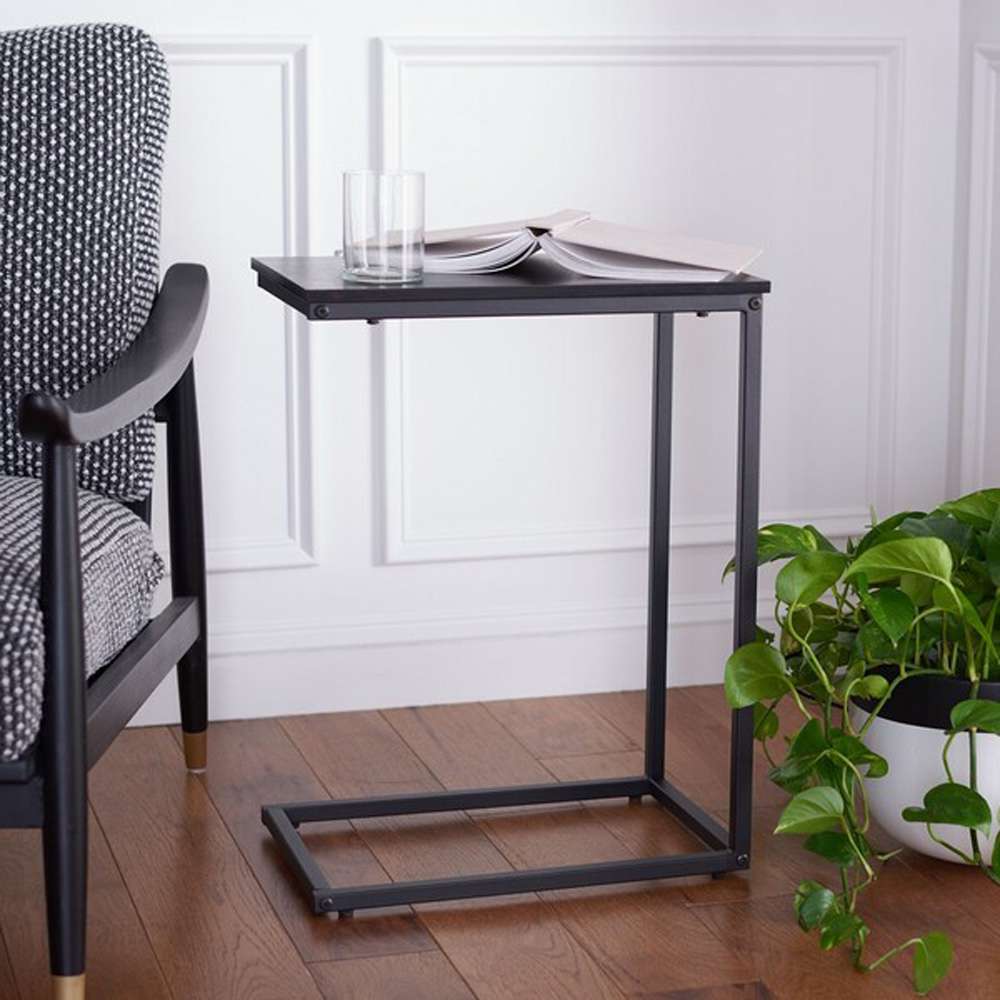 Safavieh - Bodhi Rectangular Side Table - Black - ACC2000A veiw 2