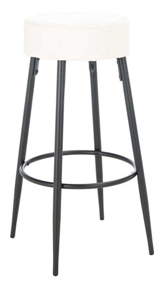 Safavieh - Bohden Round Bar Stool - Ivory - Black - BST7508A veiw 3