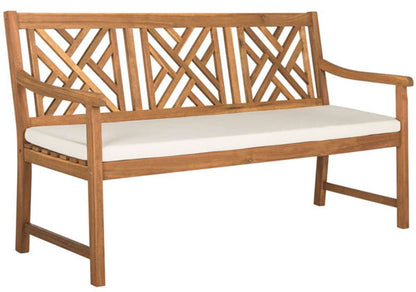 Safavieh - Bradbury 3 Seat Bench - Natural - Beige - PAT6738A veiw 3