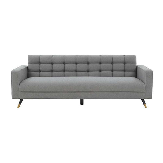 Safavieh - Couture - Bradson Tufted Back Sofa - Light Grey - Black - SFV4819A veiw 1