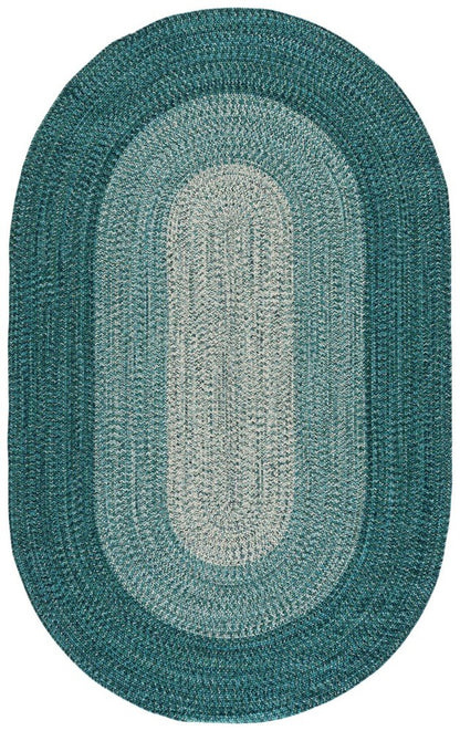 Safavieh - Braided 220K Ivory / Turquoise - 4" X 6" - BRA220K-4OV view 1