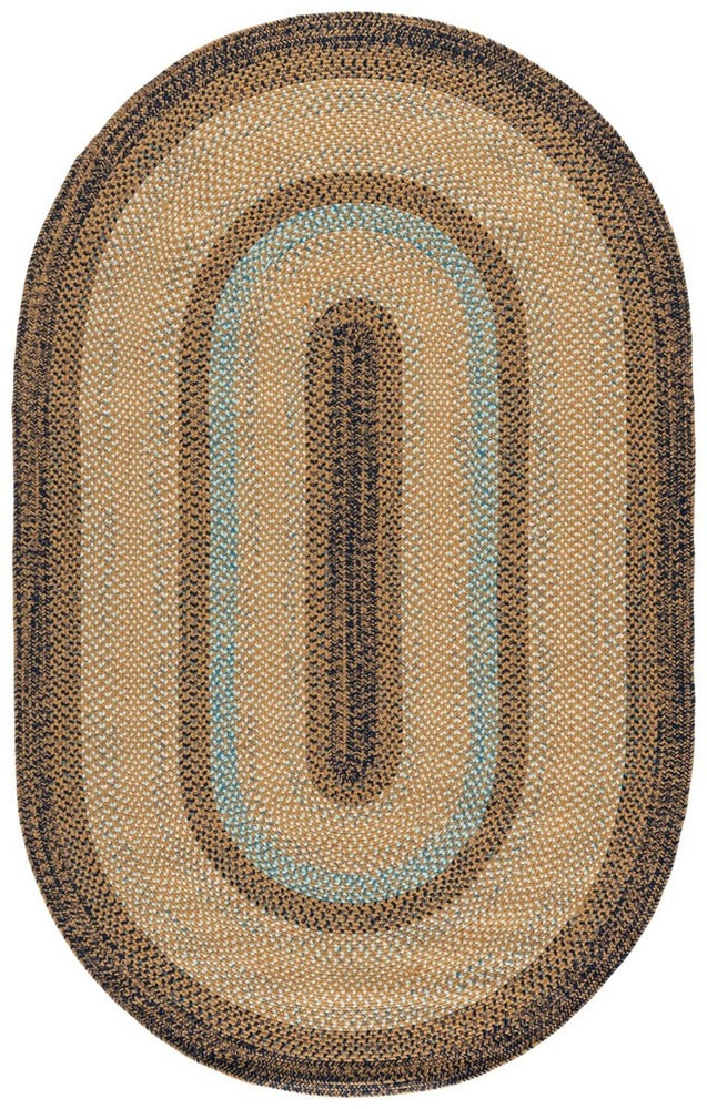 Safavieh - Braided 303T Brown / Navy - 4" X 6" - BRD303T-4OV view 1