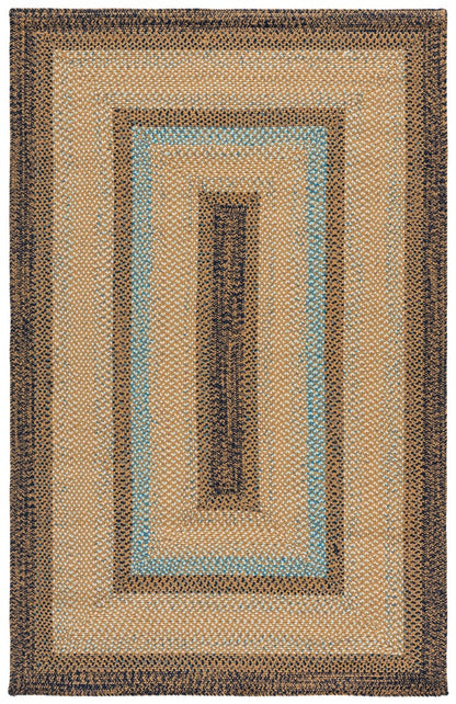 Safavieh - Braided 303T Brown / Navy - 5" X 8" - BRD303T-5 view 1