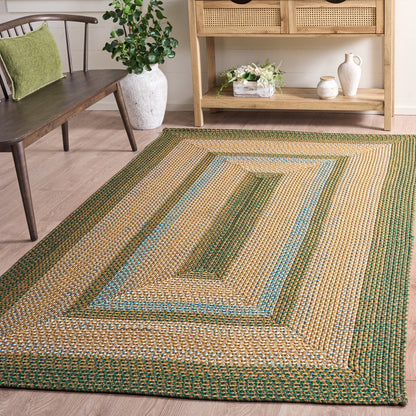 Safavieh - Braided 303Y Brown / Dark Green - 3" X 5" - BRD303Y-3 view 2