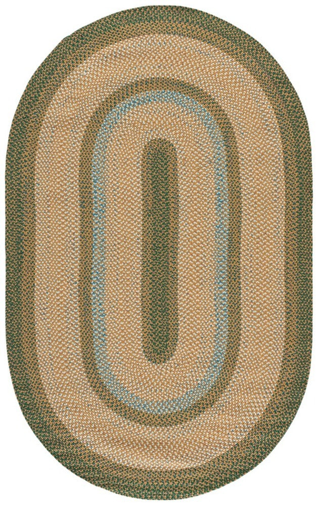 Safavieh - Braided 303Y Brown / Dark Green - 5