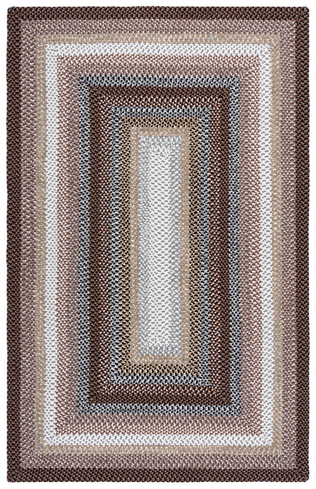Safavieh - Braided 308T Brown / Multi - 5" X 8" - BRD308T-5 view 1