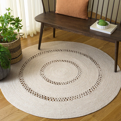 Safavieh - Braided 554B Beige - 6" X 6" - BRD554B-6R view 2