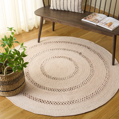 Safavieh - Braided 554P Peach Ivory - 3" X 3" - BRD554P-3R view 2