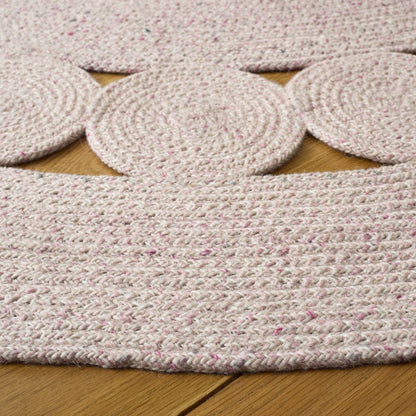 Safavieh - Braided 559U Pink Ivory - 3" X 3" - BRD559U-3R view 3
