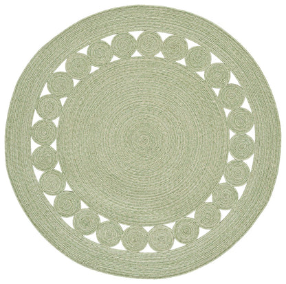 Safavieh - Braided 559Y Green Ivory - 3" X 3" - BRD559Y-3R view 1