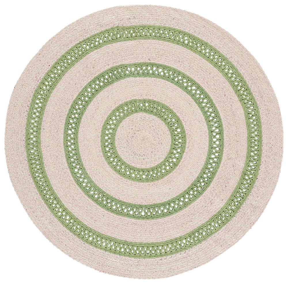 Safavieh - Braided 560Y Green Pink - 6" X 6" - BRD560Y-6R view 1