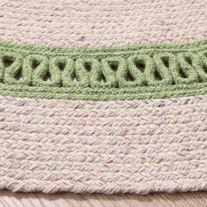 Safavieh - Braided 560Y Green Pink - 6" X 6" - BRD560Y-6R view 3